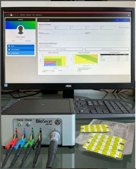 Esame bioelettrico eseguito con il nostro Biosmart!