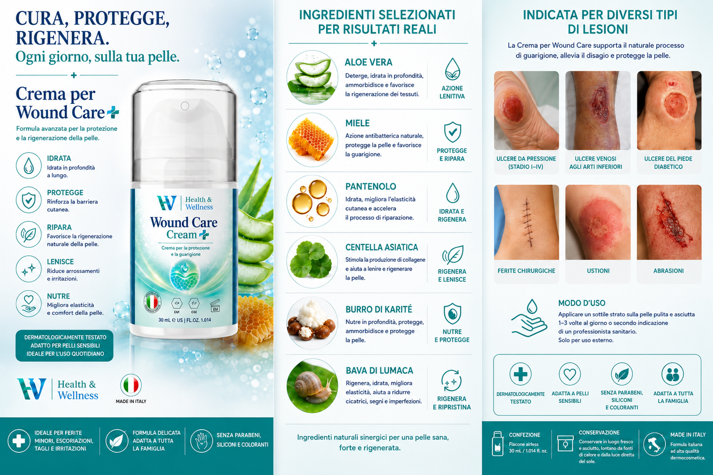 Wound care cream 30ml