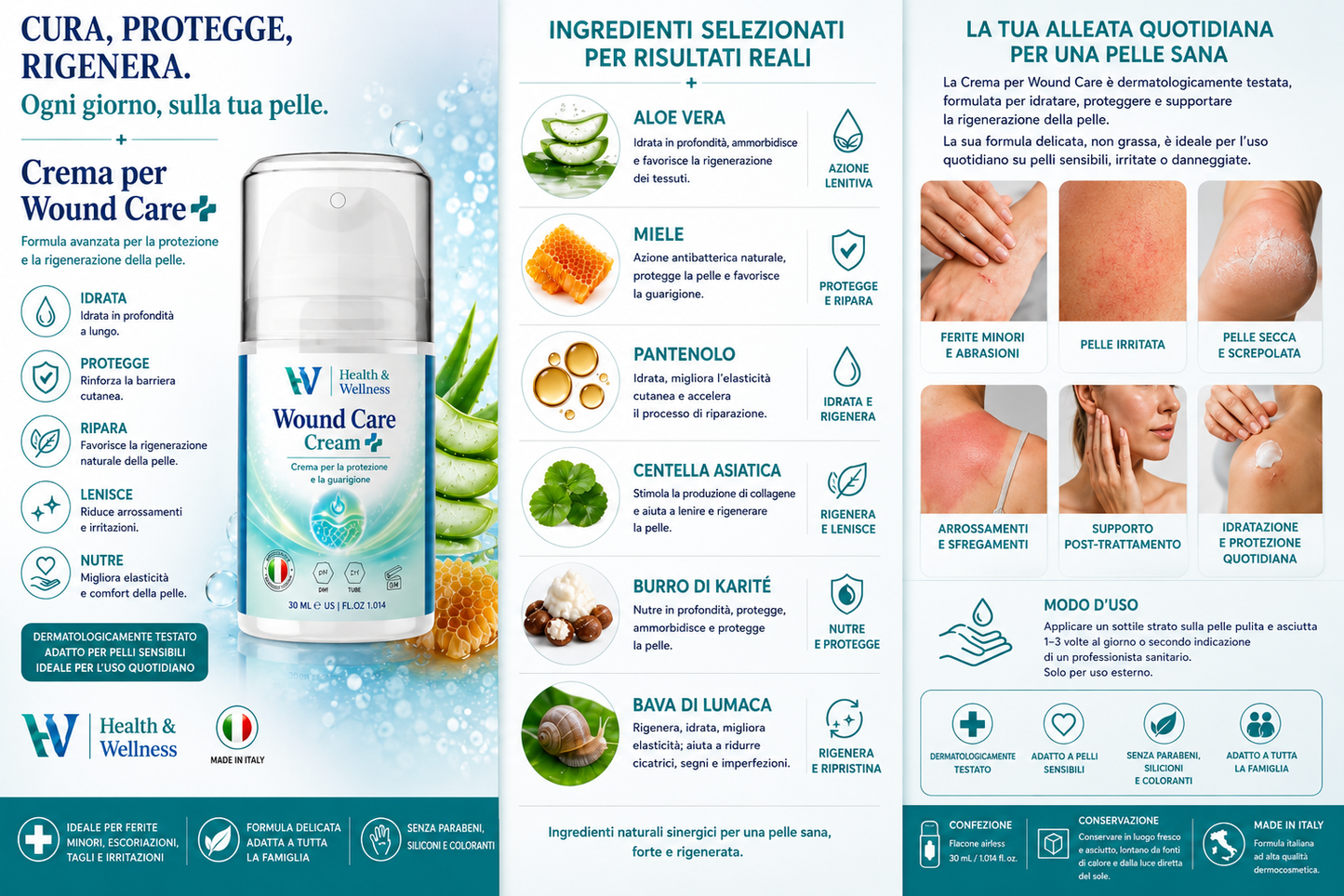 Wound care cream 30ml